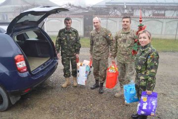 Militarii Bazei 3 Logistice „ZARGIDAVA” Roman au oferit…bunătate, în spiritul Crăciunului
