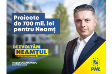 Mugur Cozmanciuc, președintele PNL Neamț: „Guvernul continuă proiectele de investiții demarate prin PNDL”