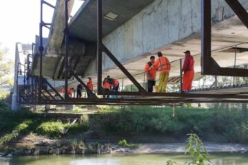 Ionel Arsene: „Reparațiile la podul de la Luțca se desfășoară conform graficului de lucrări”