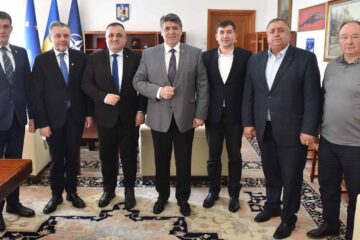 Deputatul Laurențiu Leoreanu și primarul Leonard Achiriloaei au avut o întâlnire cu oficialități din Ucraina și Republica Moldova