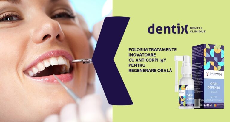 Produs unic în lume, realizat prin cercetare, de medicii romașcani Silviu și Cristian Ștefănescu – Clinica DENTIX: Spay-ul oral Imunyze Oral Defence