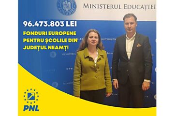 George Lazăr, președinte PNL Neamț: 18.439.612 lei, fonduri europene pentru dotarea a 14 școli din municipiul Roman