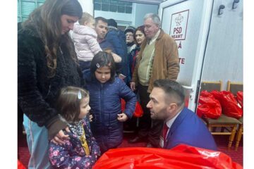 Adrian Niță, prefectul județului Neamț: „Cu ajutorul PSD Piatra Neamț și a Organizației de Femei PSD Piatra Neamț, Moș Crăciun a fost un mesager real al bucuriei și solidarității”