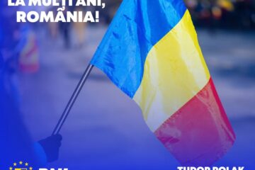 Deputat Tudor Polak: „De Ziua Națională a României, privim către trecut cu recunoștință și către viitor cu responsabilitate”