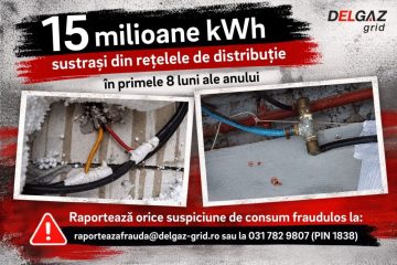 Furturi de energie identificate de echipele Delgaz Grid